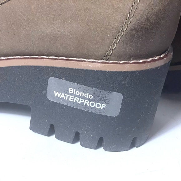 Blondo Dagger Taupe Waterproof Bootie Size 6.5 - Picture 11 of 15